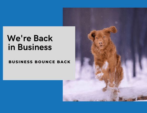 Business bounce back after lock down – how to get a head start.